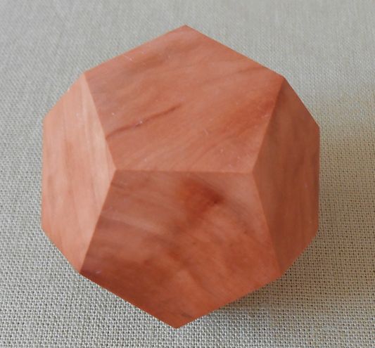 Holz-Dodekaeder / Pentagondodekaeder