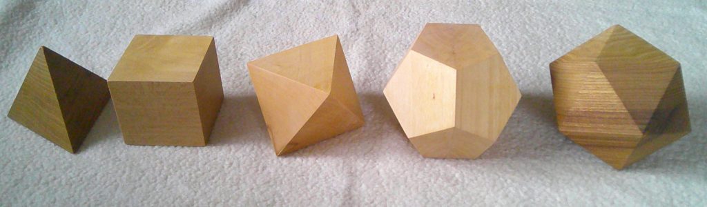 3-Platonische Körper Dodekaeder Kante 5 cm
